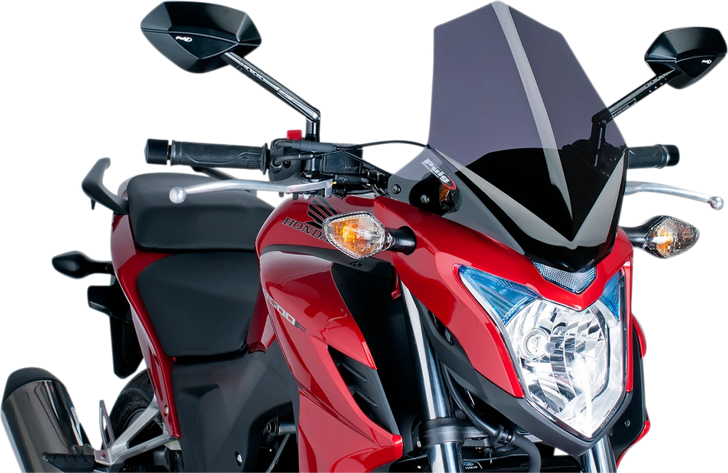 PUIG New Generation Windscreen - 14-1/2" - Black - Z800 6401F - Detail View