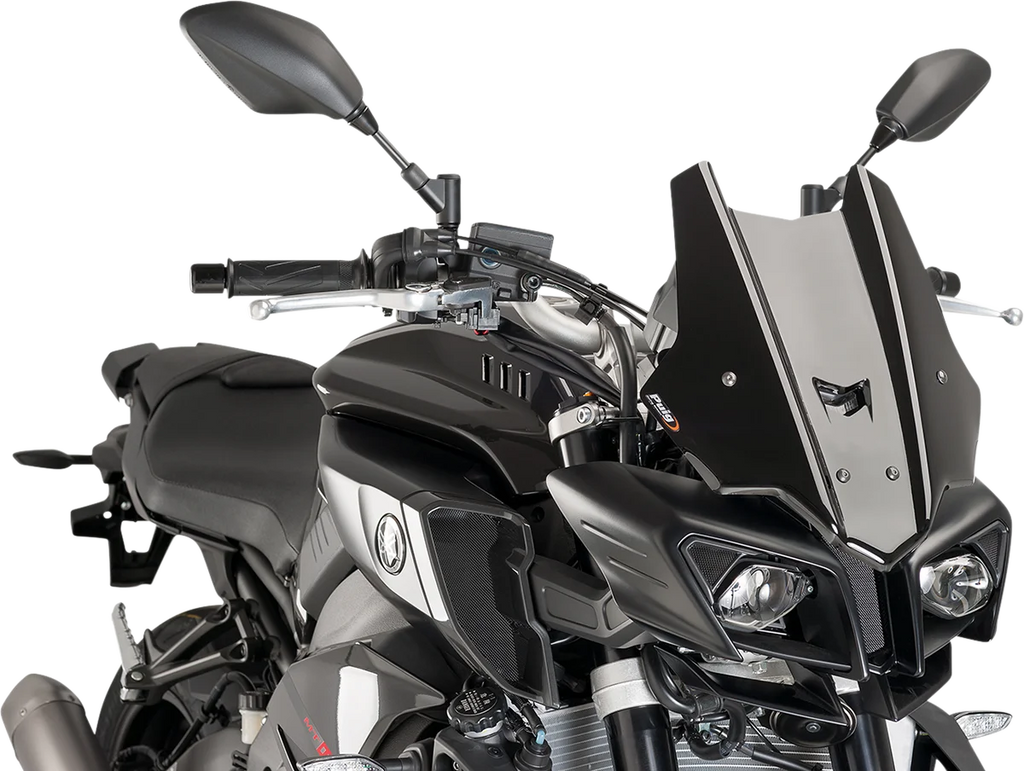 PUIG New Generation Windscreen - 14-1/4" - Black - MT10 8917N - Main Product View