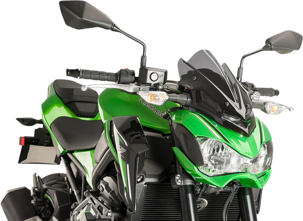 PUIG New Generation Windscreen - 15-1/4" - Dark Smoke - Z900 9689F - Main Product View