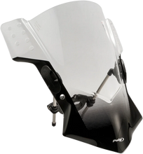 Load image into Gallery viewer, PUIG New Generation Windscreen - 15-3/8" - Smoke 5881H - Side View