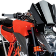 Load image into Gallery viewer, PUIG New Generation Windscreen - 16-1/2" - Black - KTM 1290 7014N - Main Product View