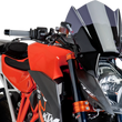 Load image into Gallery viewer, PUIG New Generation Windscreen - 16-1/2" - Dark Smoke - KTM 1290 7014F - Main Product View