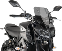 Load image into Gallery viewer, PUIG New Generation Windscreen - 16-1/2" - Dark Smoke - MT09 9377F - Main Product View