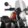 Load image into Gallery viewer, PUIG New Generation Windscreen - 16-1/2" - Smoke - Rebel 500 9462H - Main Product View