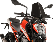 Load image into Gallery viewer, PUIG New Generation Windscreen - 16-1/4" - Black - KTM 9514N - Main Product View