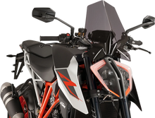 Load image into Gallery viewer, PUIG New Generation Windscreen - 16-1/4" - Dark Smoke - KTM 1290 9692F - Main Product View