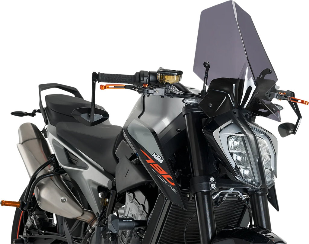 PUIG New Generation Windscreen - 16-1/4" - Dark Smoke - KTM 9668F - Main Product View
