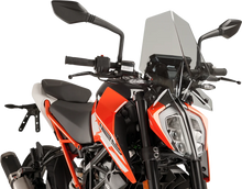 Load image into Gallery viewer, PUIG New Generation Windscreen - 16-1/4" - Smoke - KTM 9514H - Main Product View