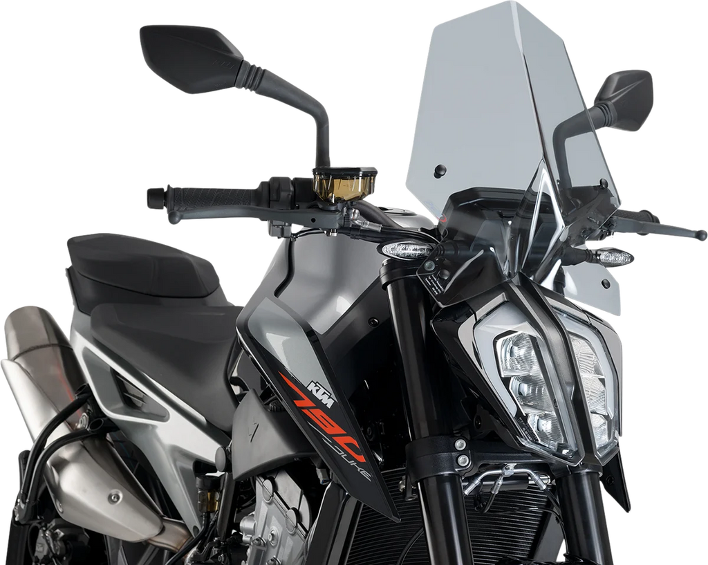 PUIG New Generation Windscreen - 16-1/4" - Smoke - KTM 9668H - Main Product View