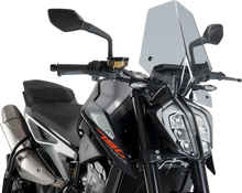 Load image into Gallery viewer, PUIG New Generation Windscreen - 16-1/4" - Smoke - KTM 9668H - Main Product View