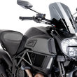 Load image into Gallery viewer, PUIG New Generation Windscreen - 17-1/2" - Dark Smoke - Diavel 7570F - Main Product View