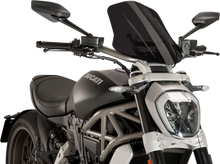 Load image into Gallery viewer, PUIG New Generation Windscreen - 17-3/4" - Dark Smoke - Diavel 8922F - Main Product View