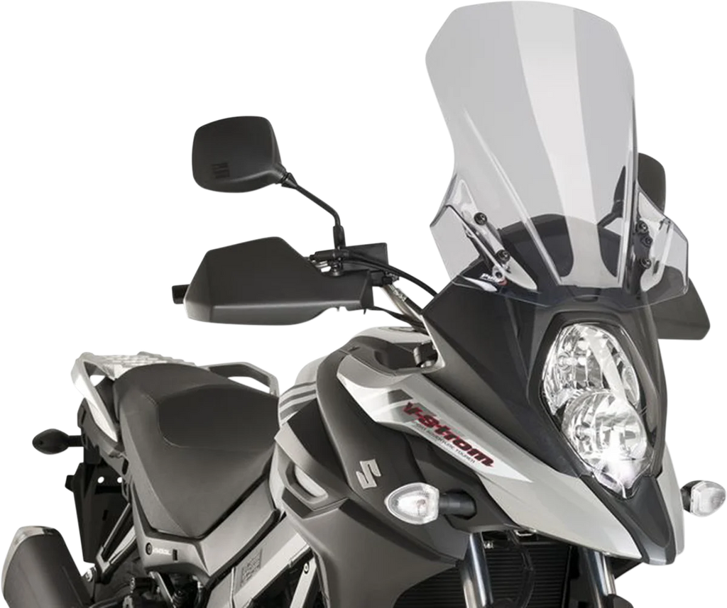 PUIG New Generation Windscreen - 17-3/8" - Smoke - V-Strom 650 9719H - Main Product View