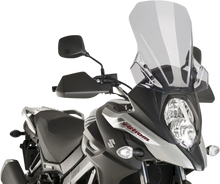 Load image into Gallery viewer, PUIG New Generation Windscreen - 17-3/8" - Smoke - V-Strom 650 9719H - Main Product View