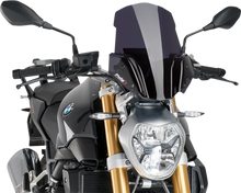 Load image into Gallery viewer, PUIG New Generation Windscreen - 17" - Clear - Z1000 7514W - Side View