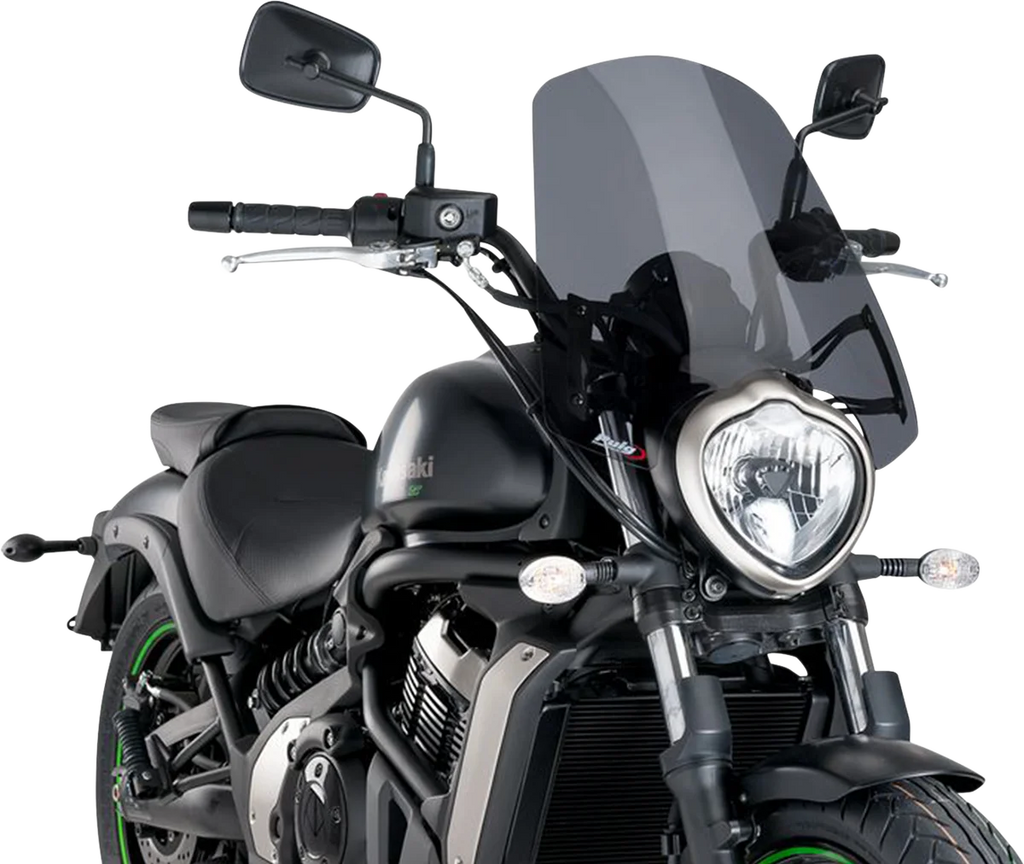 PUIG New Generation Windscreen - 18-1/2" - Dark Smoke - Vulcan 8164F - Main Product View