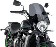 Load image into Gallery viewer, PUIG New Generation Windscreen - 18-1/2" - Dark Smoke - Vulcan 8164F - Main Product View