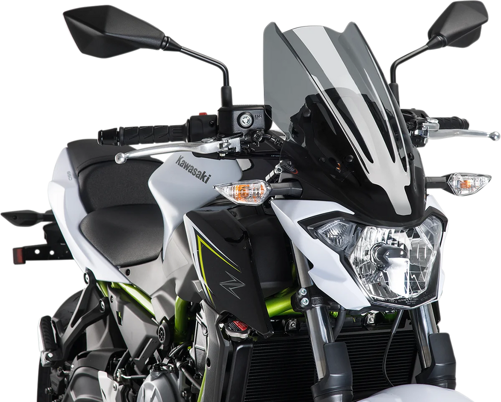 PUIG New Generation Windscreen - 18-1/8" - Dark Smoke - Z650 9369F - Main Product View