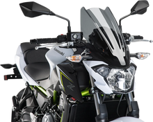 Load image into Gallery viewer, PUIG New Generation Windscreen - 18-1/8" - Dark Smoke - Z650 9369F - Main Product View