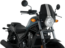 Load image into Gallery viewer, PUIG New Generation Windscreen - Black - Rebel 3829N - Main Product View