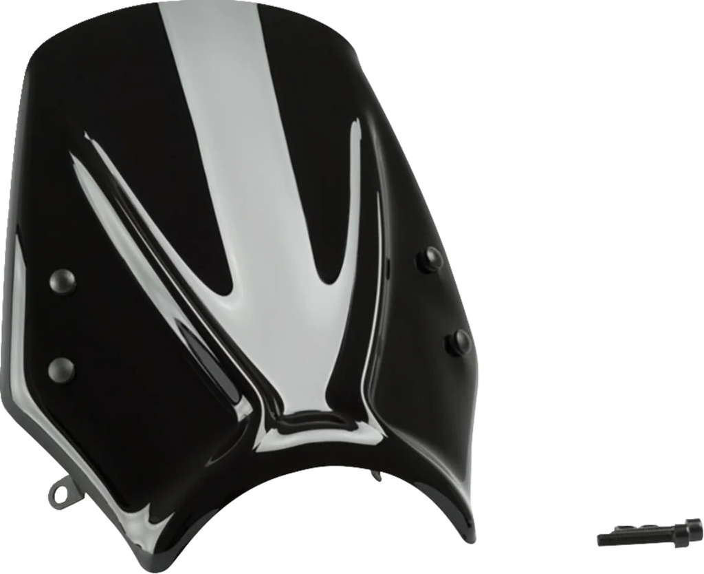 PUIG New Generation Windscreen - Black - Trident 660 20638N - Main Product View