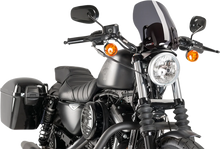 Load image into Gallery viewer, PUIG New Generation Windscreen - Black - Trident 660 20638N - Detail View