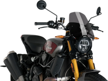 Load image into Gallery viewer, PUIG New Generation Windscreen - Dark Smoke - FTR 1200 3834F - Main Product View