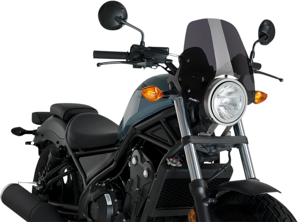 PUIG New Generation Windscreen - Dark Smoke - Rebel 3829F - Main Product View