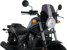 Load image into Gallery viewer, PUIG New Generation Windscreen - Dark Smoke - Rebel 3829F - Main Product View