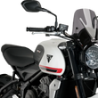 Load image into Gallery viewer, PUIG New Generation Windscreen - Dark Smoke - Trident 660 20638F - Side View