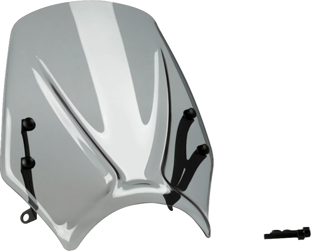 PUIG New Generation Windscreen - Smoke - Trident 660 20638H - Main Product View