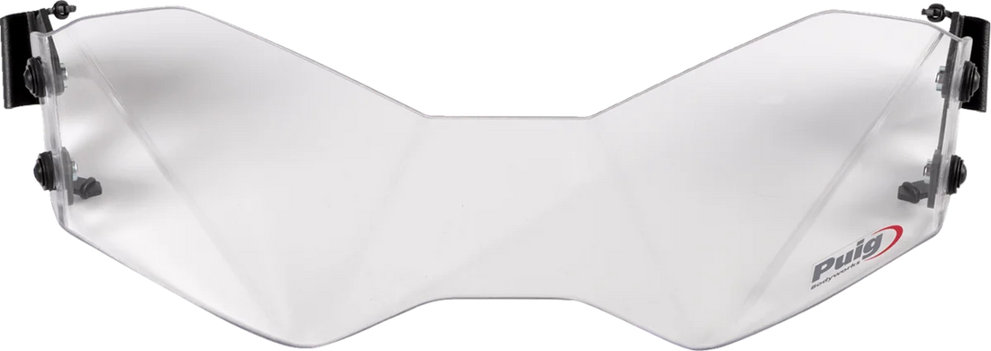 PUIG Protective Headlight Cover - Triumph - Clear 20377W - Side View