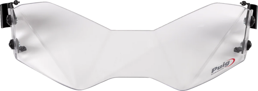 PUIG Protective Headlight Cover - Triumph - Clear 20377W - Side View