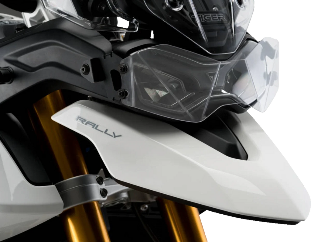 PUIG Protective Headlight Cover - Triumph - Clear 20377W - Back View