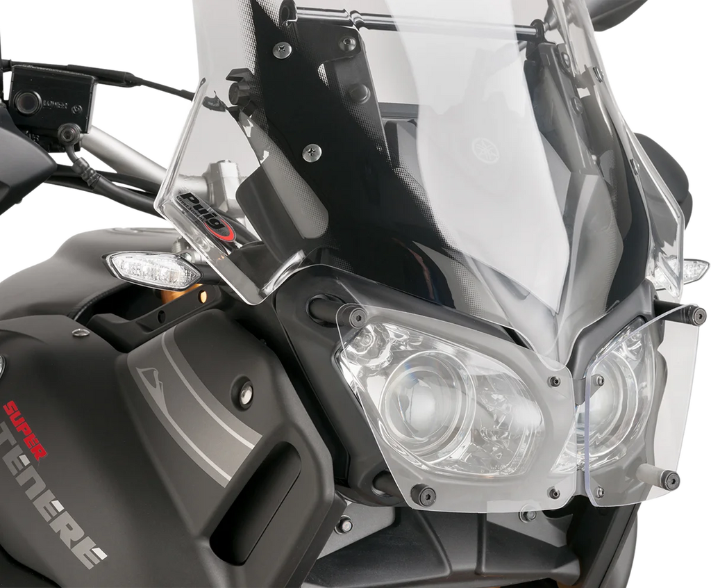 PUIG Protective Headlight Cover - XT1200Z - Clear 8417W - Back View