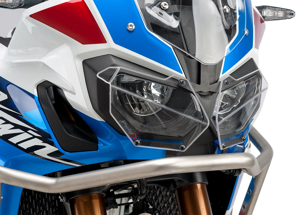 PUIG Protective Headlight Cover - XT1200Z - Clear 8417W - Installation View