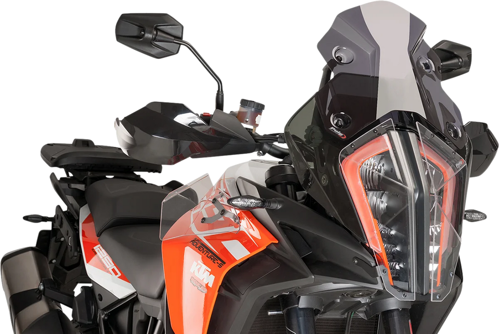 PUIG Race Windscreen - 11-1/2" - Dark Smoke - KTM 9716F - Main Product View
