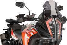 Load image into Gallery viewer, PUIG Race Windscreen - 11-1/2" - Dark Smoke - KTM 9716F - Main Product View