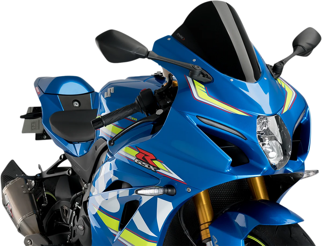 PUIG Race Windscreen - 11-1/4" - Black - GSX-R 3631N - Main Product View