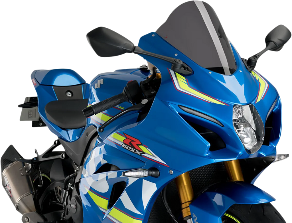 PUIG Race Windscreen - 11-1/4" - Dark Smoke - GSX-R 3631F - Main Product View