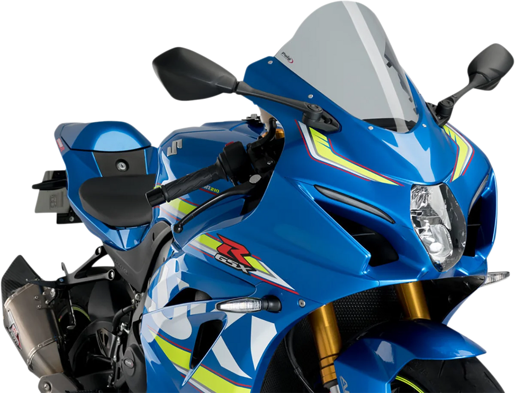PUIG Race Windscreen - 11-1/4" - Smoke - GSX-R 3631H - Main Product View