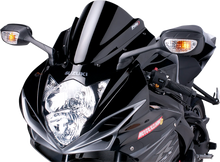 Load image into Gallery viewer, PUIG Race Windscreen - 11" - Black - Suzuki 5605N - Main Product View