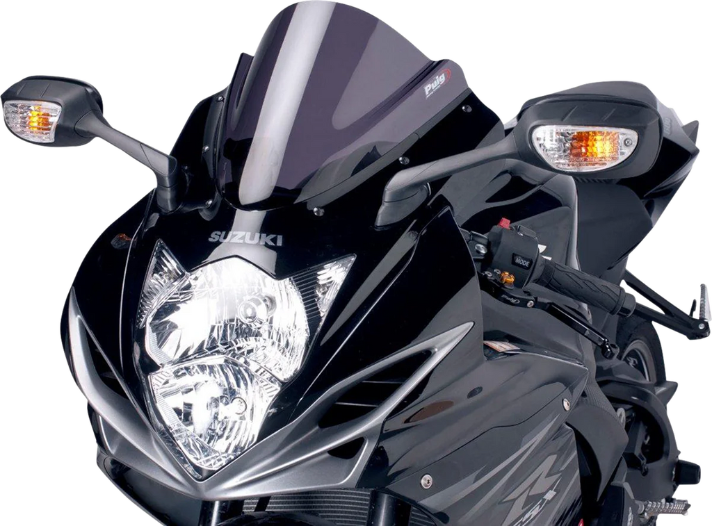 PUIG Race Windscreen - 11" - Dark Smoke - GSXR6/7 5605F - Main Product View
