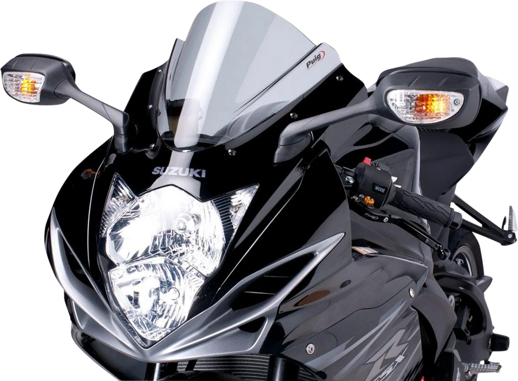PUIG Race Windscreen - 11" - Smoke - GSXR 5605H - Main Product View