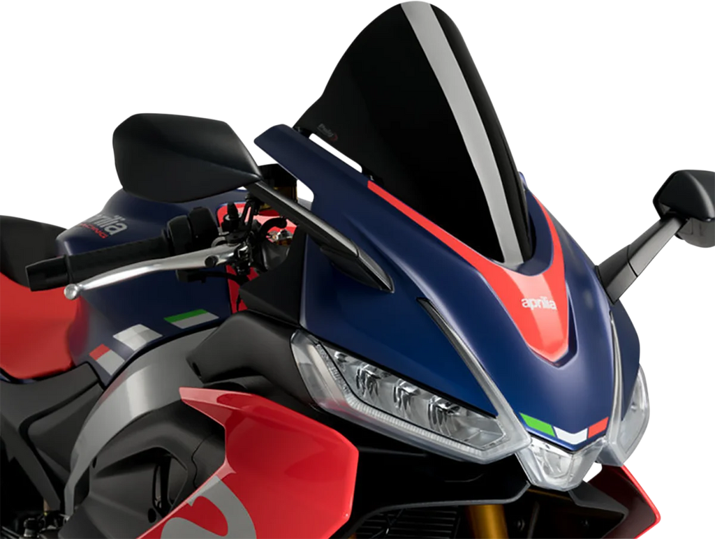 PUIG Race Windscreen - 12-1/2" - Black - RS 660 20571N - Main Product View