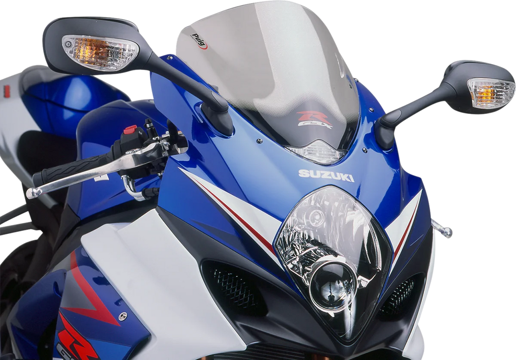 PUIG Race Windscreen - 12-1/2" - Clear - GSX-R 1000 4363W - Side View