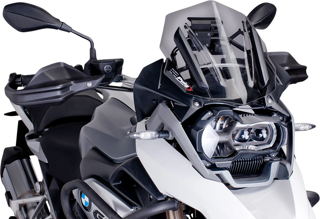 PUIG Race Windscreen - 12-1/2" - Dark Smoke - BMW 6487F - Main Product View