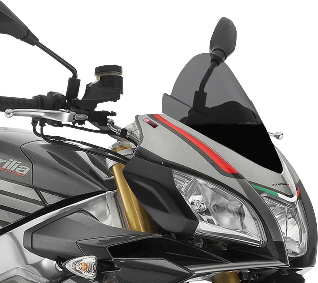PUIG Race Windscreen - 12-1/2" - Dark Smoke - Tuono 7615F - Main Product View