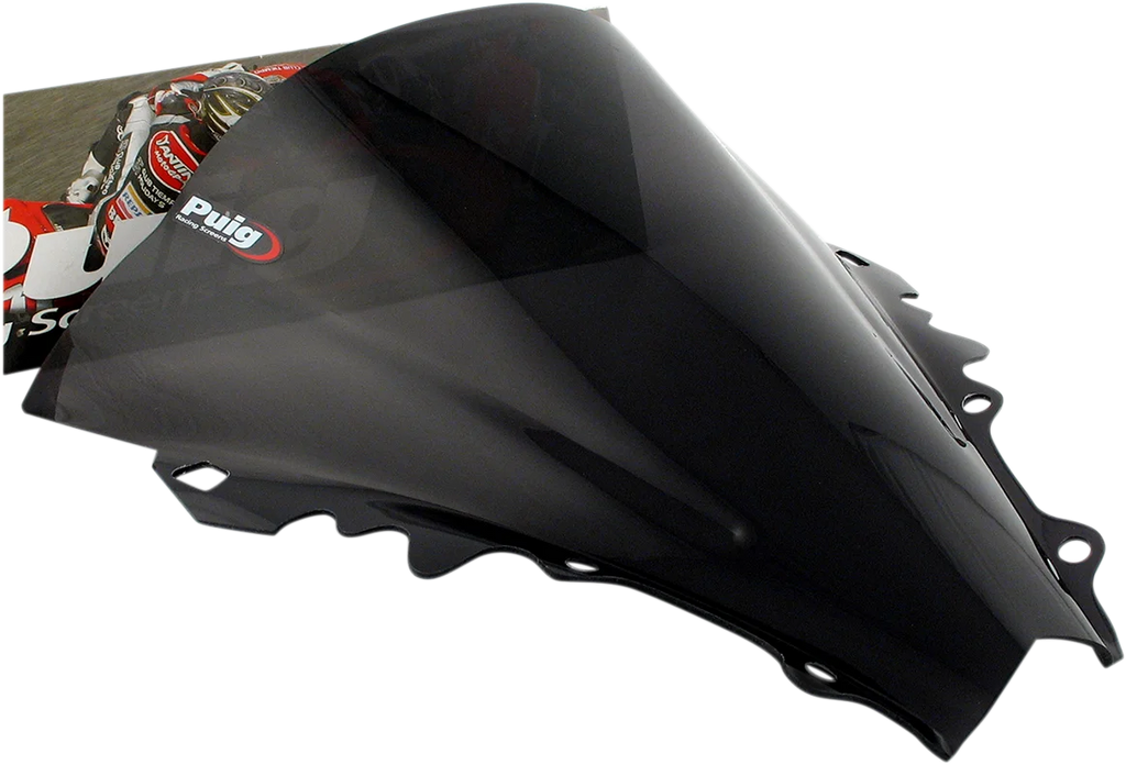 PUIG Race Windscreen - 12-1/2" - Dark Smoke - YZF-R6 4059F - Main Product View