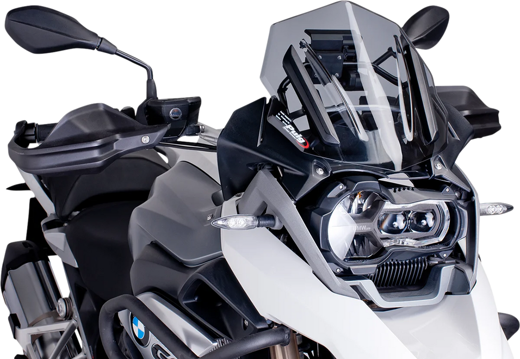 PUIG Race Windscreen - 12-1/2" - Light Smoke - BMW 6487H - Main Product View
